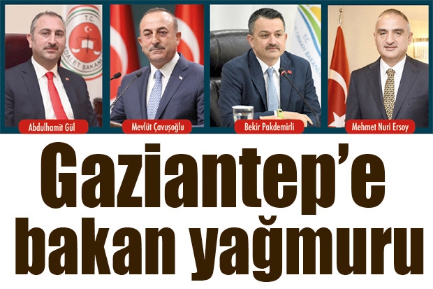 Gaziantep’e bakan yağmuru