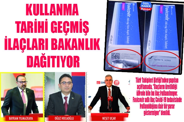 KULLANMA TARİHİ GEÇMİŞ İLAÇLARI BAKANLIK DAĞITIYOR