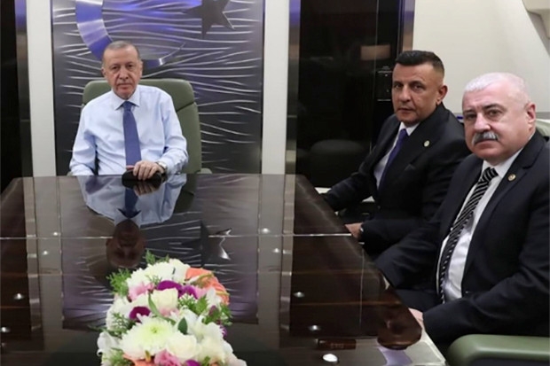 MHP’li Atay Cumhurbaşkanı Erdoğan’la birlikte Karabağ’da