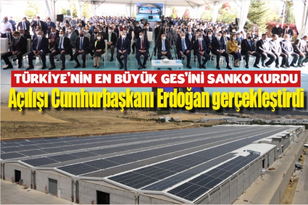 Türkiye'nin en büyük GES'ini SANKO kurdu