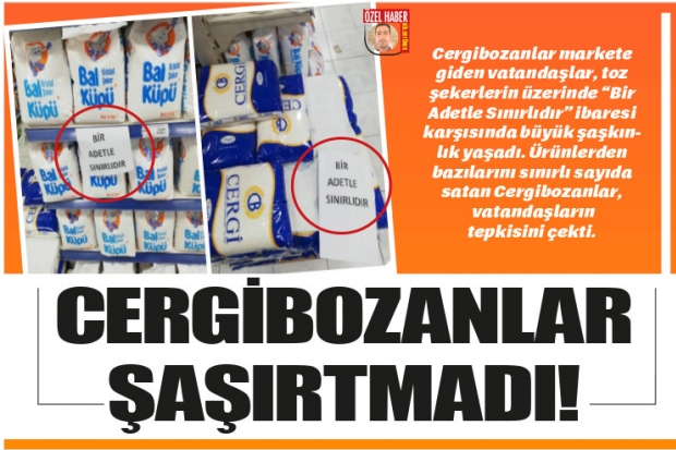 CERGİBOZANLAR ŞAŞIRTMADI?