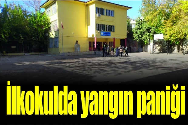 İlkokulda yangın paniği