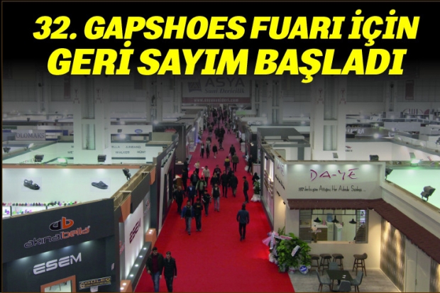 32. GAPSHOES FUARI İÇİN GERİ SAYIM BAŞLADI