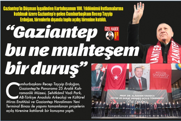 "Gaziantep bu ne muhteşem bir duruş"