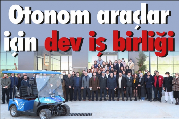 Otonom araçlar için dev iş birliği