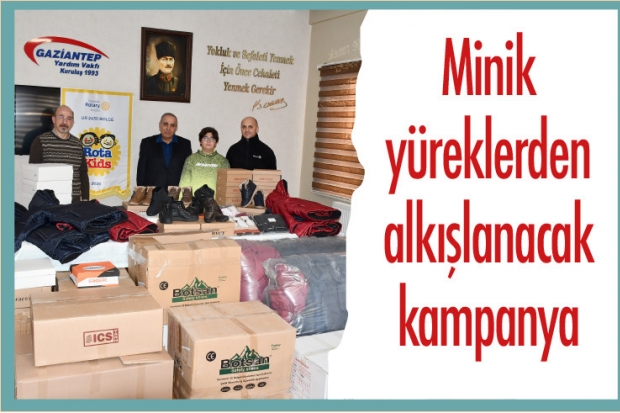 Minik yüreklerden alkışlanacak kampanya