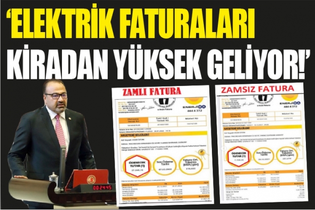 'ELEKTRİK FATURALARI KİRADAN YÜKSEK GELİYOR!'