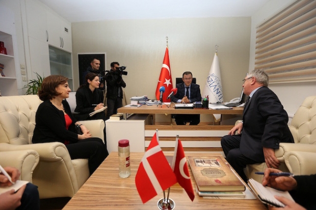 Danimarka Ankara Büyükelçisi Madsen’den Büyükşehir’e ziyaret
