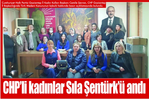 CHP'li kadınlar Sıla Şentürk'ü andı