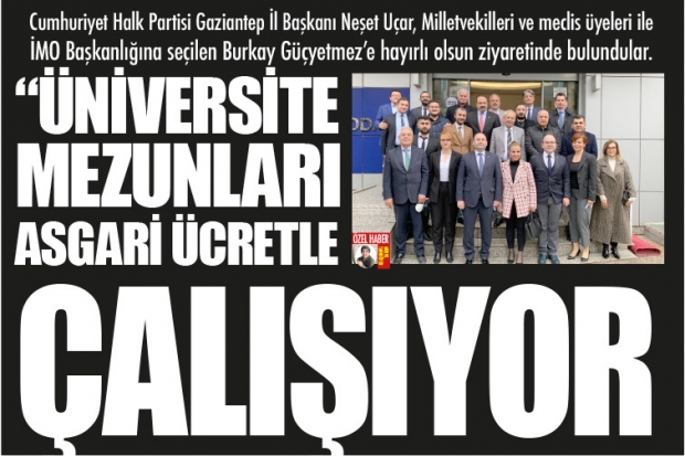 "ÜNİVERSİTE MEZUNLARI ASGARİ ÜCRETLE ÇALIŞIYOR"