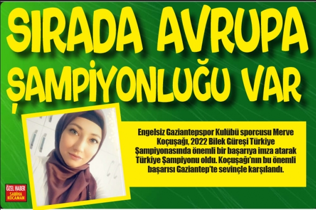 Sırada Avrupa Şampiyonluğu var