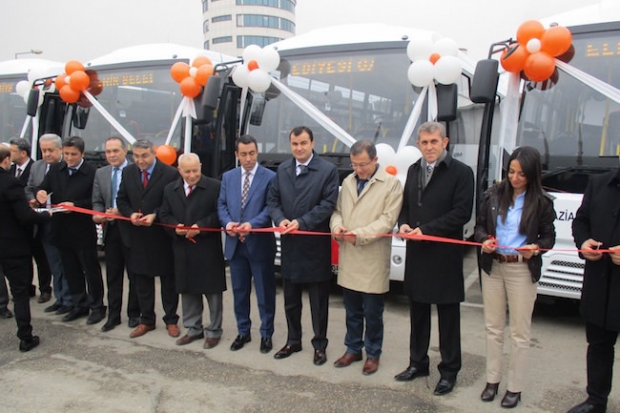Büyükşehir 30 yeni otobüs aldı