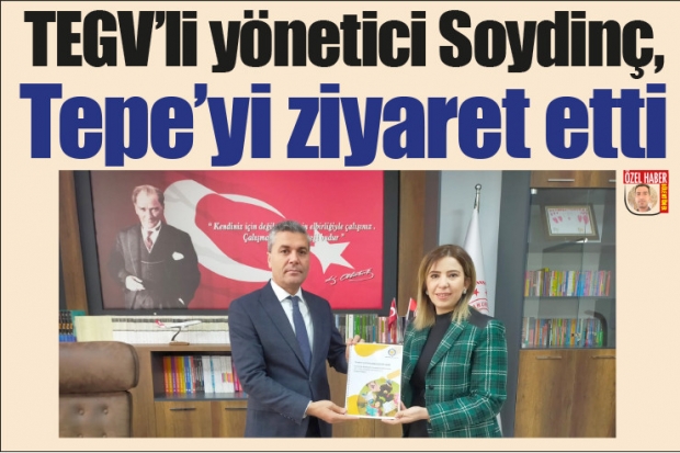 TEGV'li yönetici Soydinç, Tepe'yi ziyaret etti