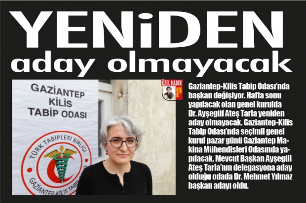 Yeniden aday olmayacak