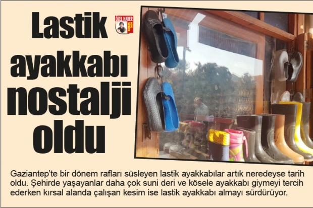 Lastik ayakkabı nostalji oldu