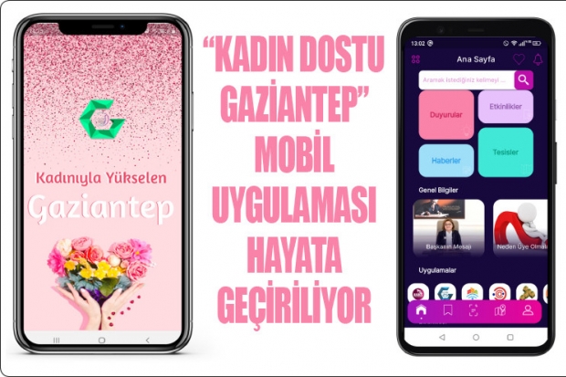 “KADIN DOSTU GAZİANTEP” MOBİL UYGULAMASI HAYATA GEÇİRİLİYOR