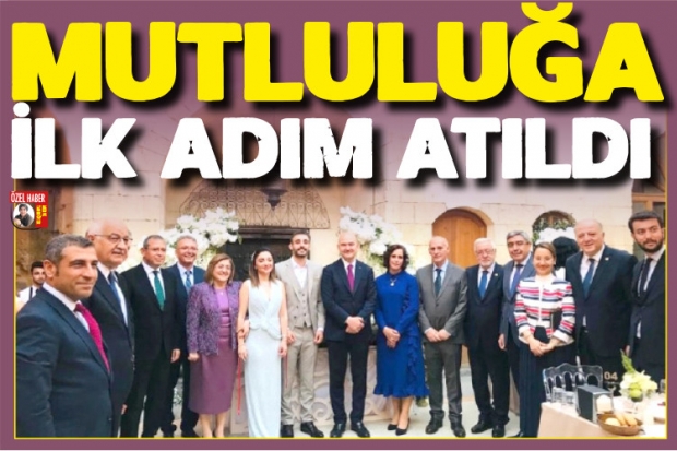 Mutluluğa ilk adım atıldı