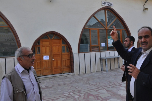 Merkez Dervişiye Camii restore ediliyor