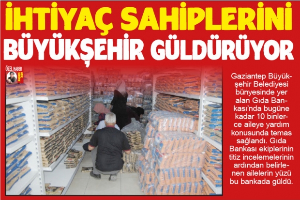 İhtiyaç sahiplerini Büyükşehir güldürüyor