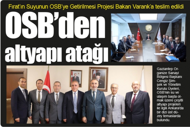 OSB’den altyapı atağı