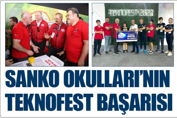 SANKO OKULLARI’NIN TEKNOFEST BAŞARISI