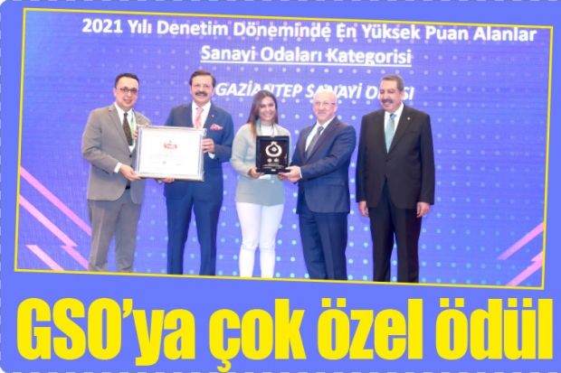 GSO'ya çok özel ödül