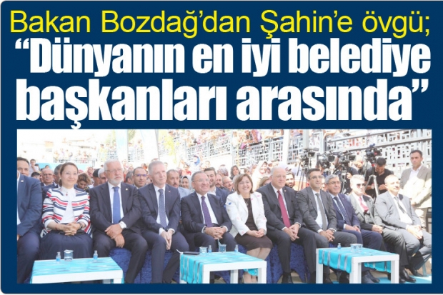 "Dünyanın en iyi belediye  başkanları arasında"