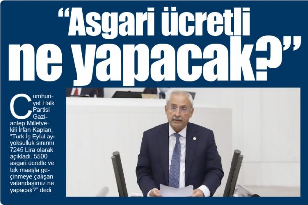 "Asgari ücretli ne yapacak?"