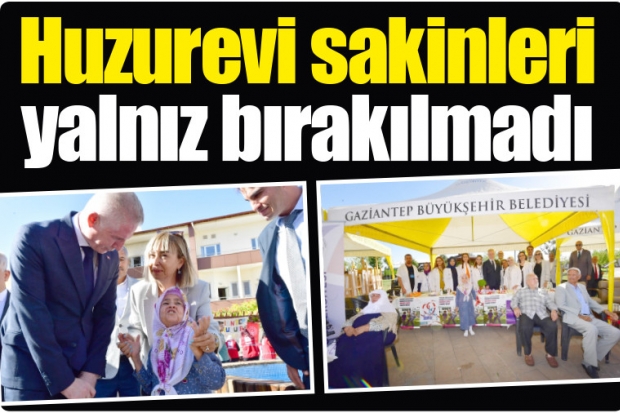 Huzurevi sakinleri yalnız bırakılmadı