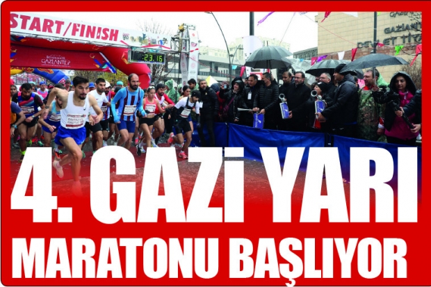 4. GAZİ YARI MARATONU BAŞLIYOR