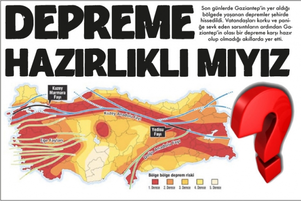 DEPREME HAZIRLIKLI MIYIZ?