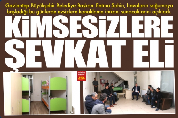 KİMSESİZLERE ŞEVKAT ELİ