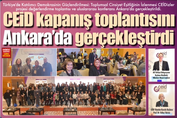 CEİD kapanış toplantısını Ankara'da gerçekleştirdi