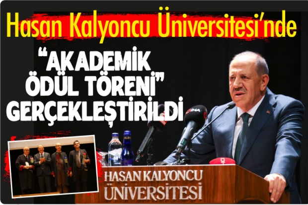 Hasan Kalyoncu Üniversitesi’nde “Akademik Ödül Töreni” Gerçekleştirildi