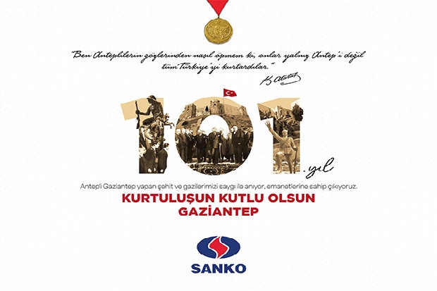 SANKO HOLDİNG KURTULUŞ BAYRAMI KUTLAMA MESAJI