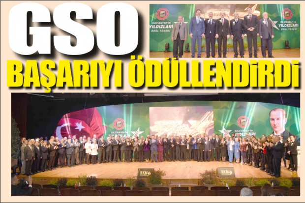 GSO BAŞARIYI ÖDÜLLENDİRDİ