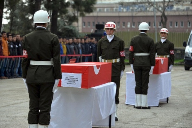 Şehitlerimiz son yolculuğuna uğurlandı