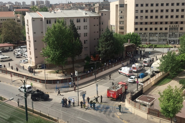 GAZİANTEP EMNİYET MÜDÜRLÜĞÜ ÖNÜNDE PATLAMA