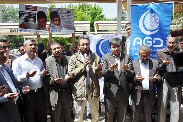 Gaziantep’te Nizami'nin idamı protesto edildi