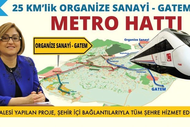 Gaziantep'te Metro ve Köprülü Kavşak hazırlığı