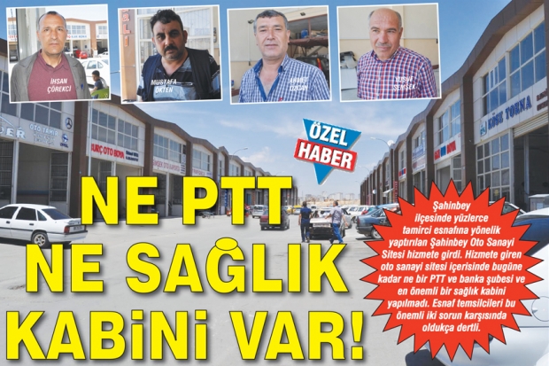 Ne PTT Ne Sağlık Kabini Var!