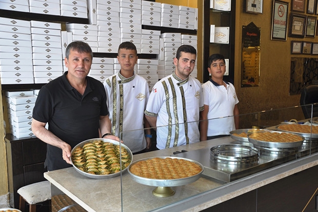 Baklavacıların bayram mesaisi başladı