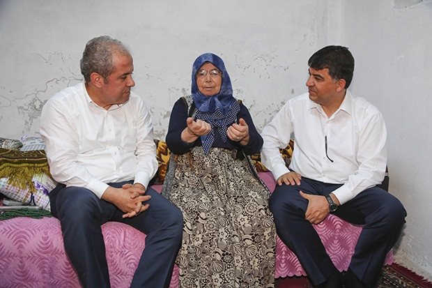 Milletvekili Tayyar ve başkan Fadıloğlu aileleri ziyaret etti