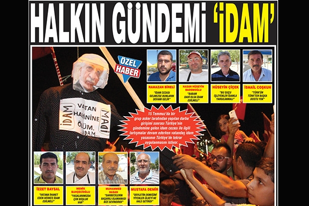 HALKIN GÜNDEMİ ‘İDAM’