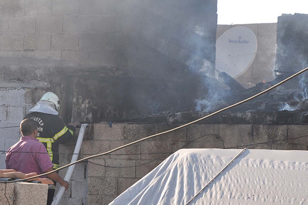 Gaziantep’te evde çıkan yangın korkuttu