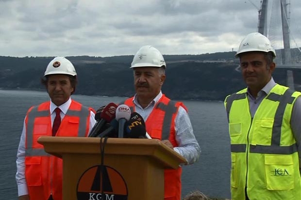 Ulaştırma Bakanı Arslan,"3. köprü tamamlandı"