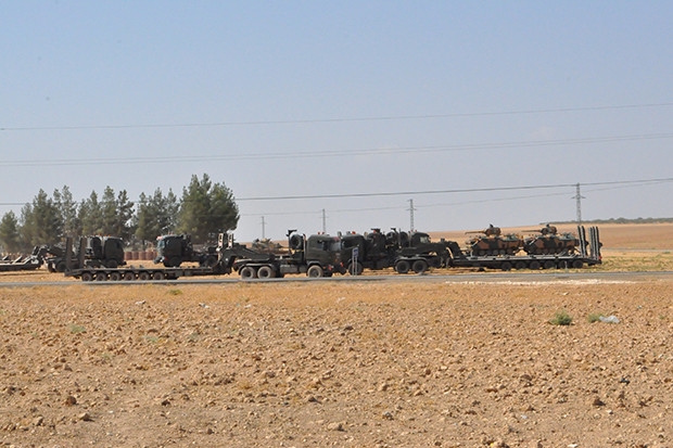 Suriye sınırındaki Karkamış’ta askeri hareketlilik sürüyor