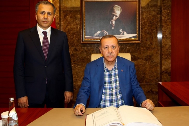 Cumhurbaşkanı Erdoğan, Gaziantep Valiliği'nde
