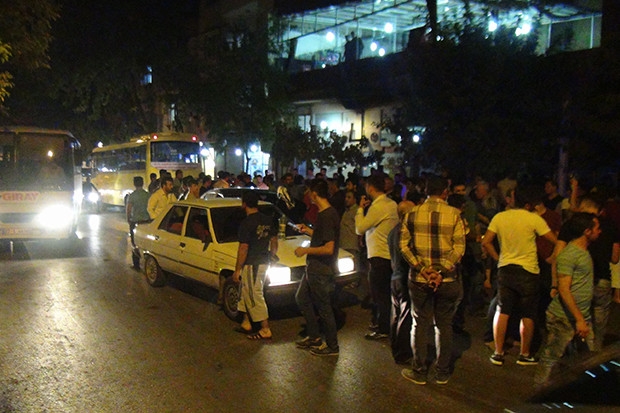 Gaziantep'te polisin kovaladığı araç kaza yaptı