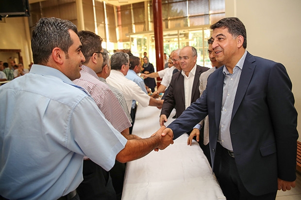 Başkan Fadıloğlu, personeliyle bayramlaştı